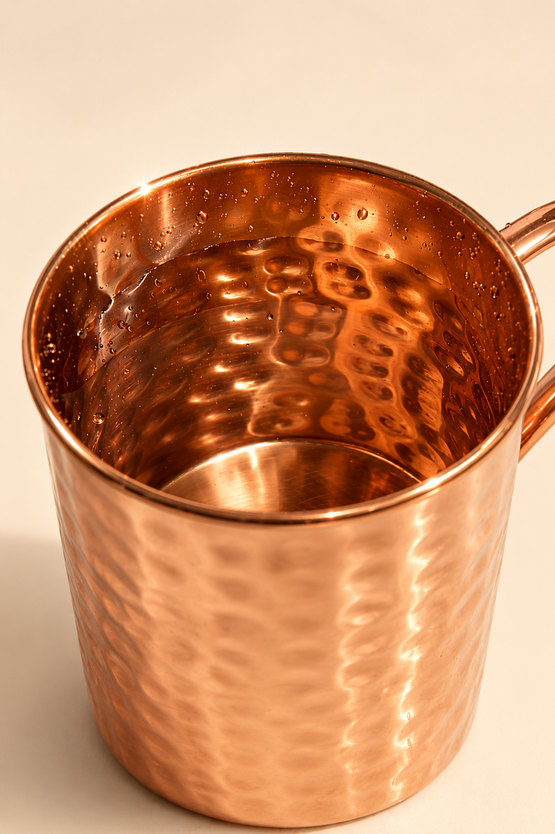 Hand-hammered by Indian artisans